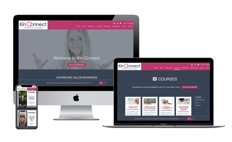Kin Connect, Salon membership website
