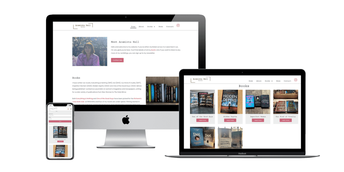 Araminta Hall Website